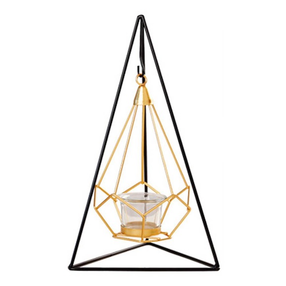 ❗️1 LEFT❗️ Hanging Wrought Iron Candle Holder - Picture 2 of 4